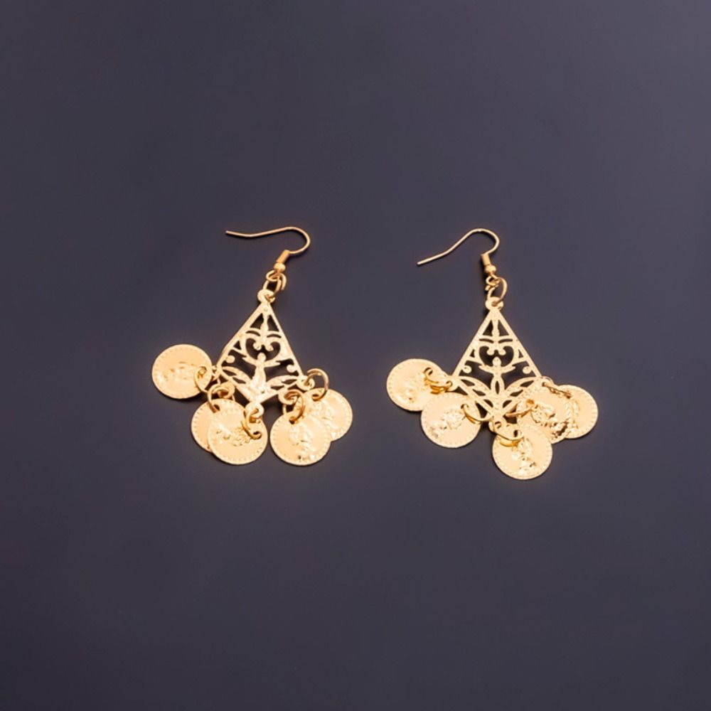 Индийские украшения для танца живота Винтажные серьги Профессиональное ожерелье Женщины