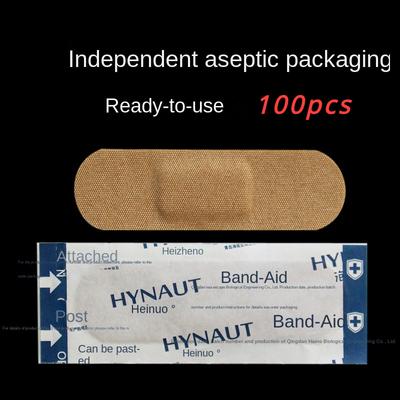 100 шт. в упаковке, гемостатический пластырь для ран, портативный одноразовый дышащий пластырь