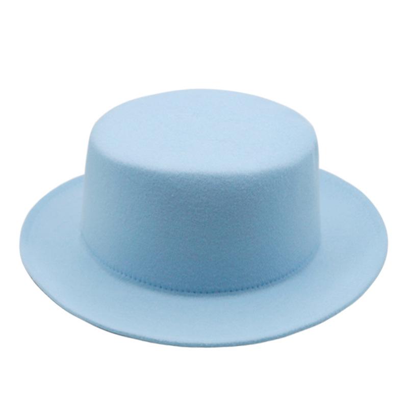 Унисекс Ретро Джазовая Федора с Плоскими Полями - Осенне-Зимняя Шляпа с Широкими Полями для Уличного Стиля и Защиты от Солнца