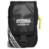 Adidas Originals Logo Strap Decoration Flap Polyester Shoulder Bag Crossbody Backpack Unisex bags Black FM1298