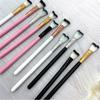 1 Pcs Lash Shampoo Curved Brush For Eyelash Extension Cleansing,Soft Makeup Removal Bath Swoop Brush Tools