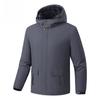 Fashionable Versatile Men's Thickened Warm Winter Jacket Cotton Clothing Wrinkle-resistant Lightweight Soft and Comfortable Long-sleeved Down Jacket