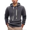 Men'S Autumn And Winter Hooded Long Sleeve Sweater Versatile Men'S Casual Pullover Fleece Top