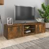 VidaXL TV Stand Smoked Oak 140x40x35.5 Cm Engineered Wood815357