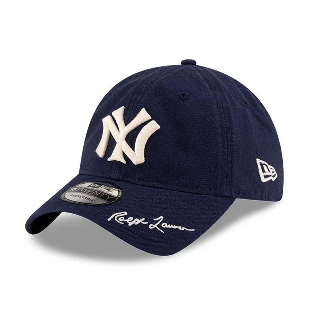 NEW ERA Polo Ralph Lauren x MLB 9Twenty Cooperstown New York Yankees "Темно-синий