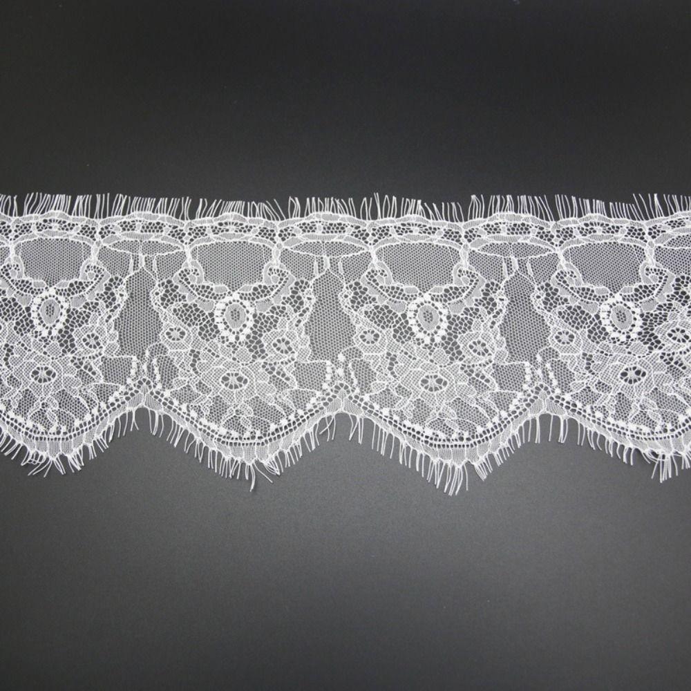 3 meters Eyelash Lace Fabric Floral Pattern Decorative Lace Edging New Floral Lace Trim Home Decor