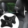 1/2Pcs Leather Car Interior Seat Headrest Neck Pillow Car Accessories for Jimny Samurai S-Cross SX4 GW250 Swift XL-7 ALTO IGNIS