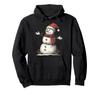 Snowman Christmas Graphic Illustration Family Snowman Hoodie X-mas