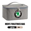 AAFO1 Travel Cosmetic Organizer Toiletry Case Wash Pouch Zipper Storage Bag For Skoda octavia a5 a4 mk1 2 fabia superb rapid mk3 yeti