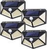 Batone Solar Sensor Lights of 100 Light Motion 3 Lighting Solar IP65 Automatic Garden Outdoor Wall Suitable for Parking and Power and Disaster