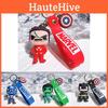 Unique Superhero Keychain Dark Version Featuring Captain America Hulk Batman Iron Man