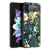 Летние тропические растения Зеленый лист Чехол для телефона Для Samsung Galaxy Z Flip7 Flip6 5G Flip5 Flip4 Flip3 ZFlip 7 6 3 4 5 Ударопрочный Ba