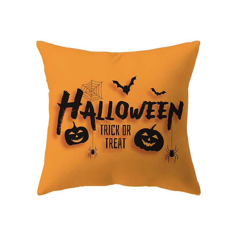 Хэллоуин тема ужас тыква черный кот принт узор наволочка дома гостиная диван украшения подушка наволочка