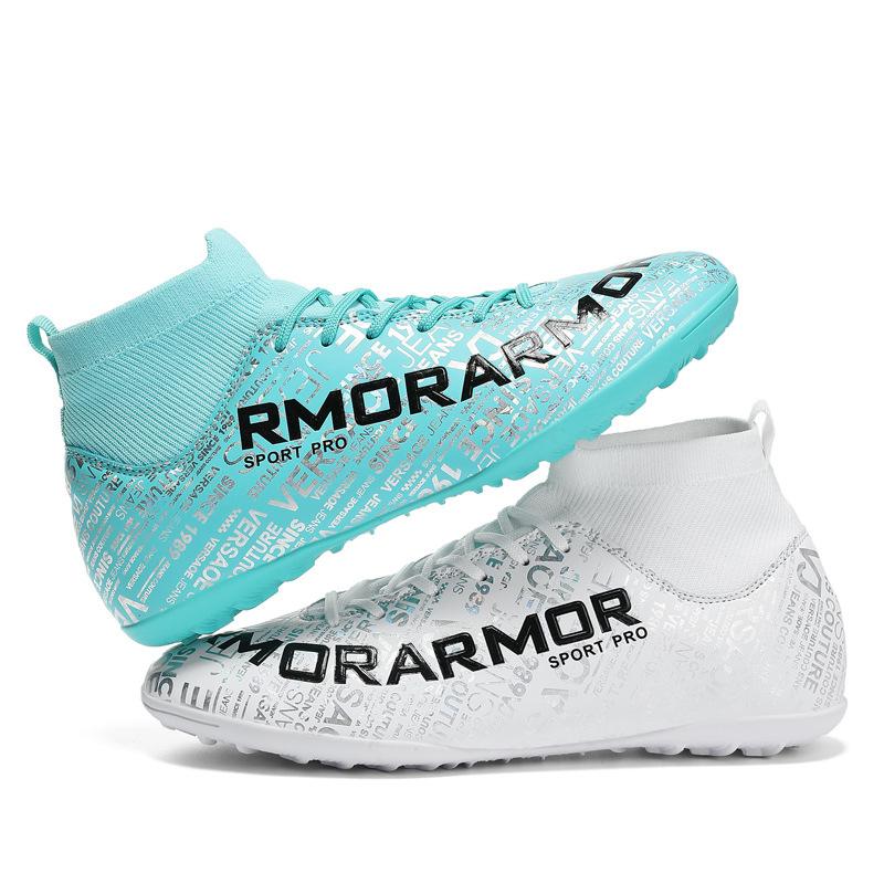 Футбольные бутсы мужские и женские Tf Broken Nails Ag Nails для студентов и детей с высоким берцем для начальной и средней школы, спортивная тренировочная обувь