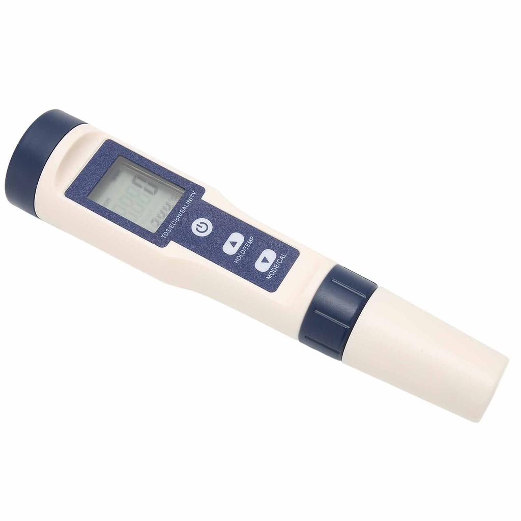 5in1 Multifunctional Portable PH/Salinity/Tem/TDS/EC Digital Water Quality Tester Monitor Meter Pen