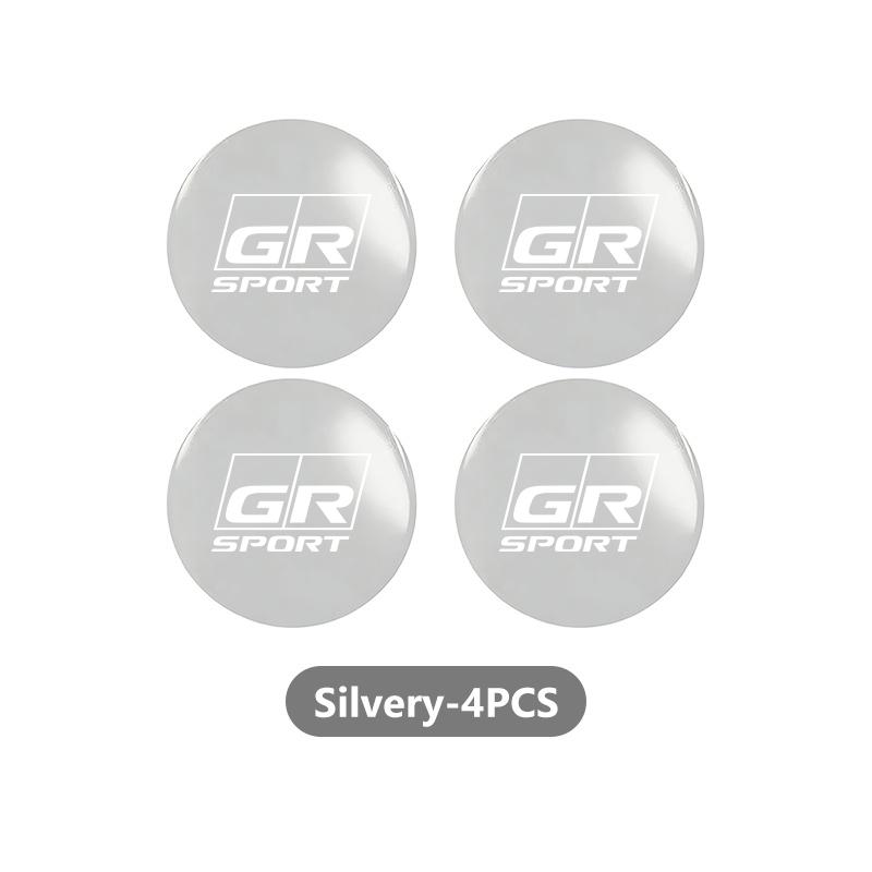 YDEM7 56mm 4pcs Car Wheel Center Hub Cap Badge Logo Sticker For Toyota Supra Aygo Prado RAV4 Hilux Yaris Corolla 4Runner