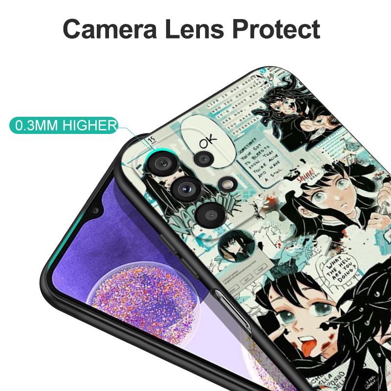 Черный чехол из ТПУ для OPPO A11S A15 A15S A16 A16S A16K A16E K3 K10 K9S ACE2 5G Tokitou Muichirou