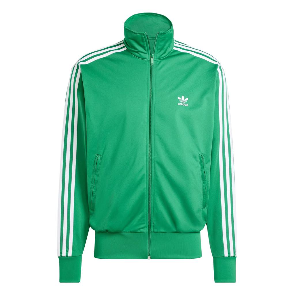 adidas Оригинальная спортивная куртка adicolor Classics Firebird Зеленая с Белым JD0183