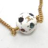 CHANEL 98P CC Mark Soccer Accessories Bracelet Metal Gold