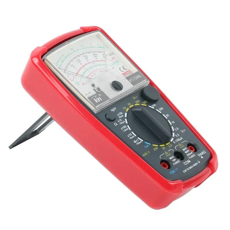 KT8260L1000V Стрелочный вольтметр KT7244L Прецизионный 500В Электрический мультиметр 10А Амперметр 20мОм Измеритель сопротивления