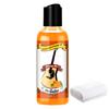 120ml Guitar Care Oil Cleaner Guitar Fretboard Oil Polish Cleaning Kit Portable Guitar Care Oil With Cleaning Cloth Accessories
