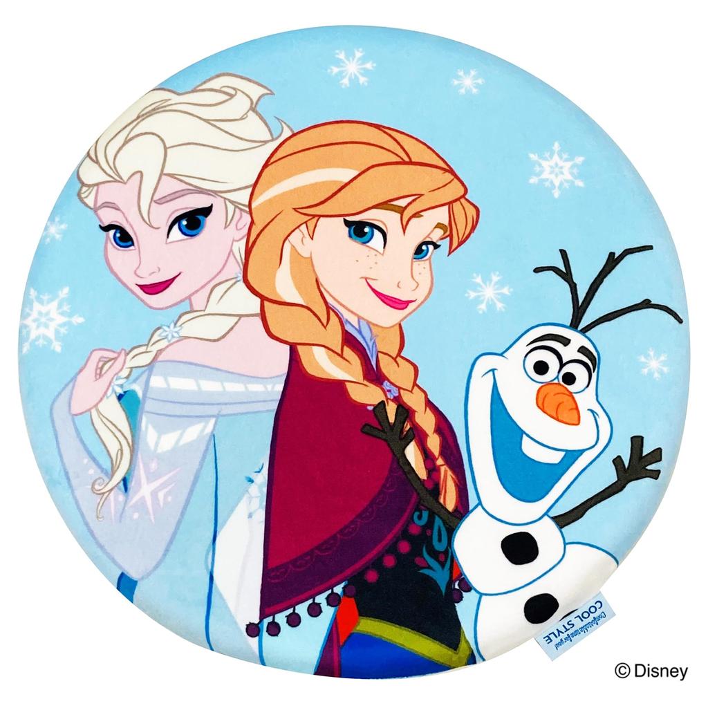 MORIPiLO Morishita Disney Frozen Подушка для сиденья Подушка для стула 40x40 см круглая крутая пена с эффектом памяти Товары с персонажами Disney Princess Синий 4621382