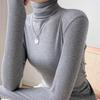 This Is A Stylish Autumn and Winter Women's Base Layer with A "Dui Dui" Collar. It Can Be Paired with A Slimming, Thickened High-neck Knitted Top
