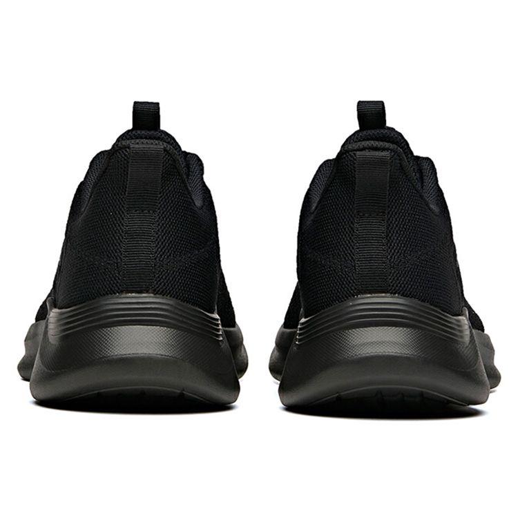 Anta Толстая подошва повседневные амортизирующие нескользящие износостойкие низкие кроссовки для бега мужские кроссовки черные 912045545-2