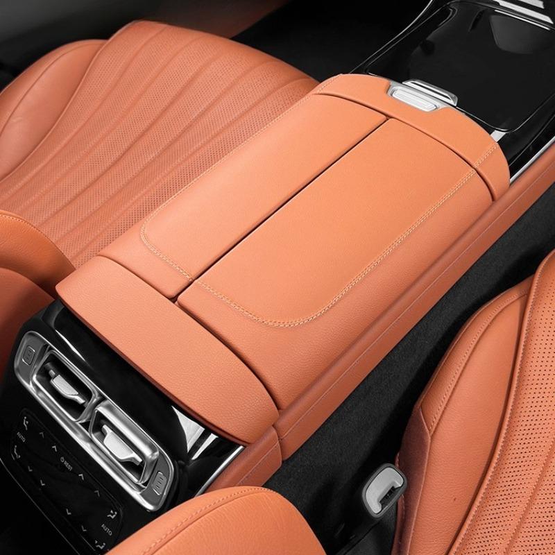 Подходит для Mercedes-Benz S-Class крышка подлокотника S450L/S400L панель центральной консоли интерьер автомобиля с декоративными наклейками