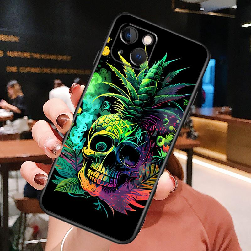 Tropical Pineapple Phone Case For iPhone 16 Pro Max 15 14 13 12 11 Pro Max Plus 12 13 Mini XR 16e Funda Cover