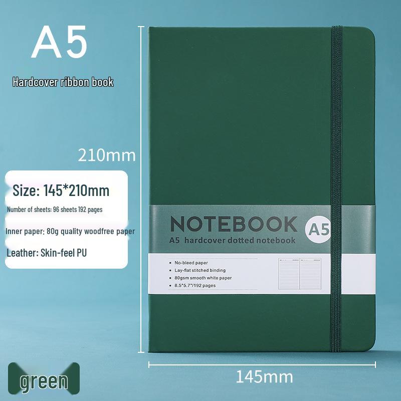 Блокнот для трансграничного бизнеса формата A5 с ремешком - Сменный студенческий и офисный журнал