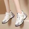 Women's Causal Sneakers 2024 Summer New Fashion Breathable Mesh Lace Up Sports Shoes for Women Platform Ladies Walking Shoes