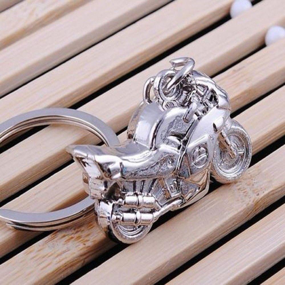 Gifts Mini Motorcycle Motor Shape Key Rings Key Chain Cool Car Key Ring 3D Motorcycle Design