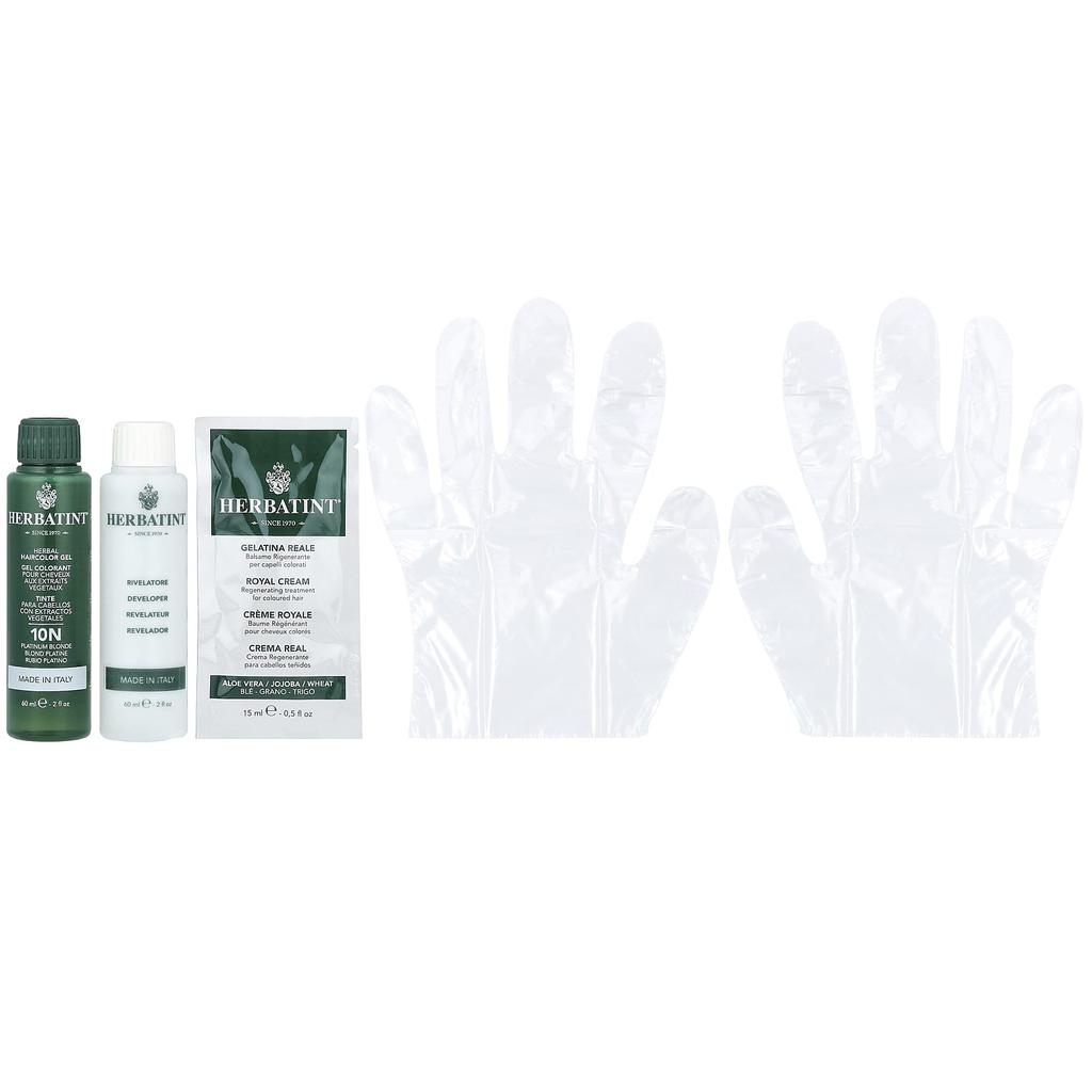 Herbatint Стойкий гель-краситель, 10N Platinum Blonde, 4,56 жидких унций (135 мл)