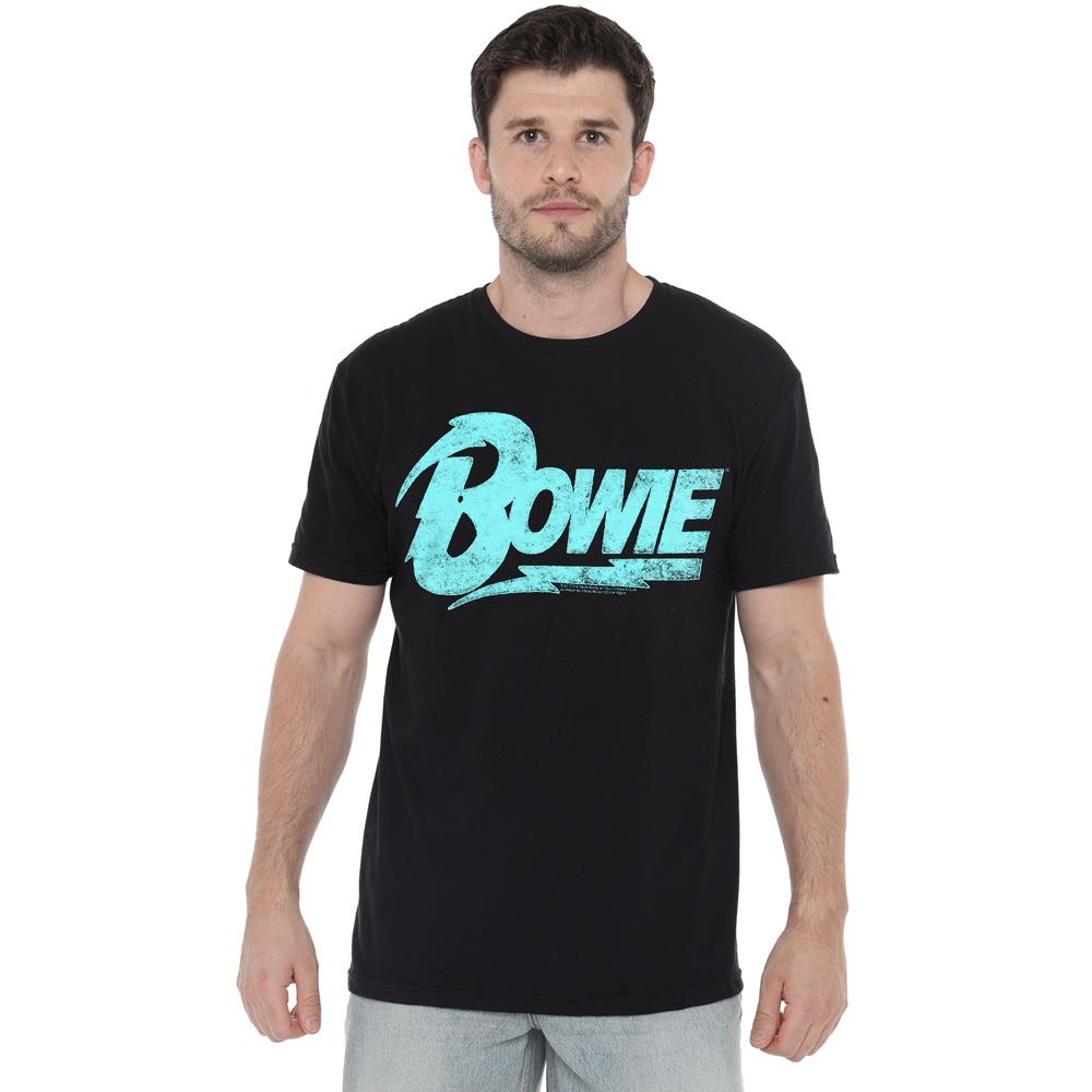 David Bowie Mens Logo T-Shirt