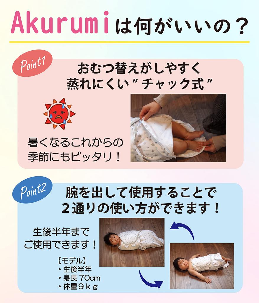 Пеленки Akurumi для легкого набора подгузников для новорожденных Baby Baby Present [Studio Plus] Изменение, 2, Не душные, Прохладный, Весна, Лето, Ребенок, Молния,
