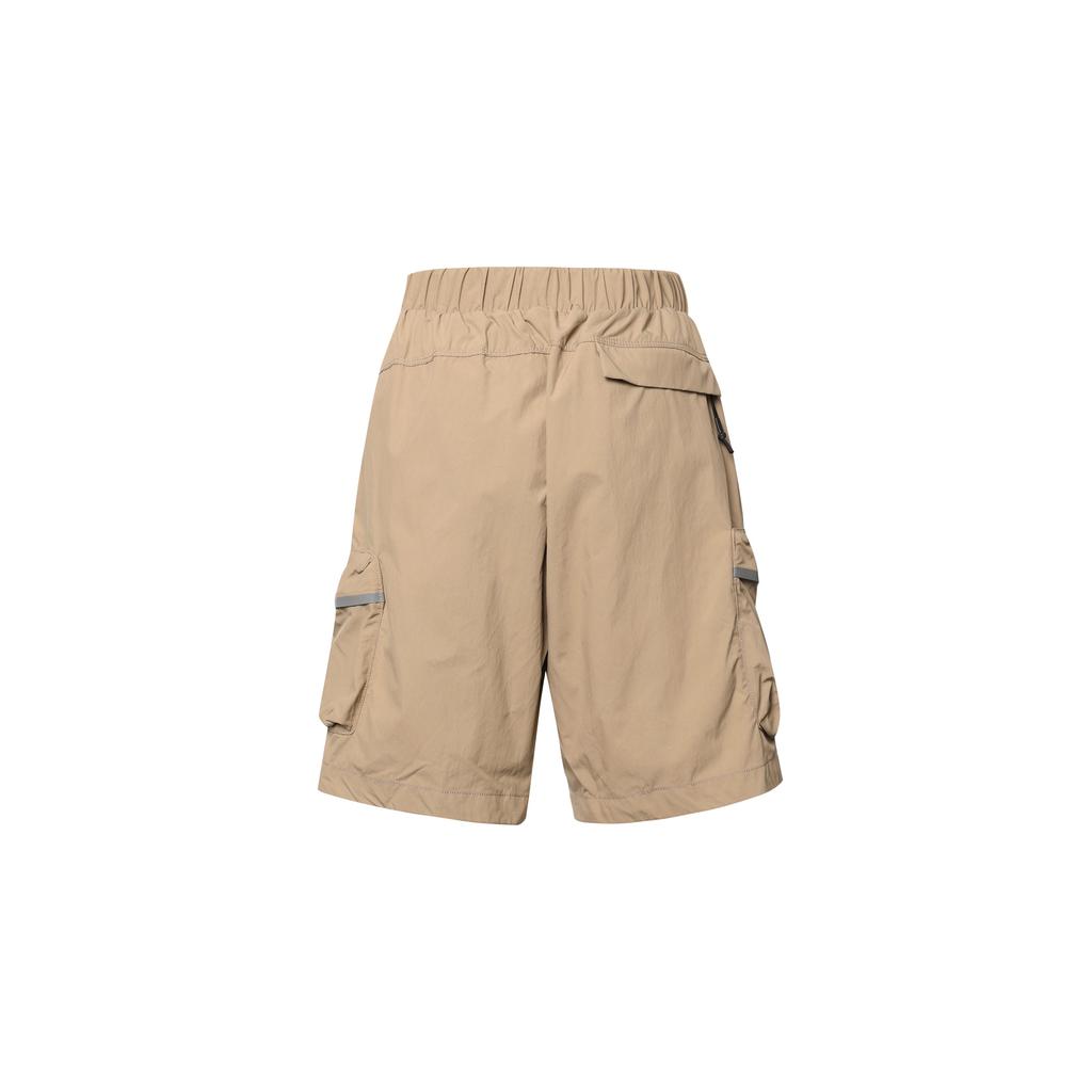 Мужские шорты Nike Sportswear Tech Pack однотонные с вышитым логотипом, боковыми эластичными вставками, цвет хаки DQ4281-247