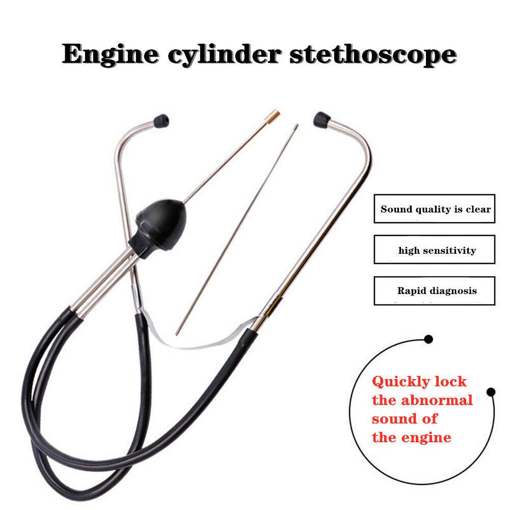 Car Hearing Tool Professional Stethoscope Auto Cylinder Diagnostic Car Stethoscope Mechanics En Q4K6