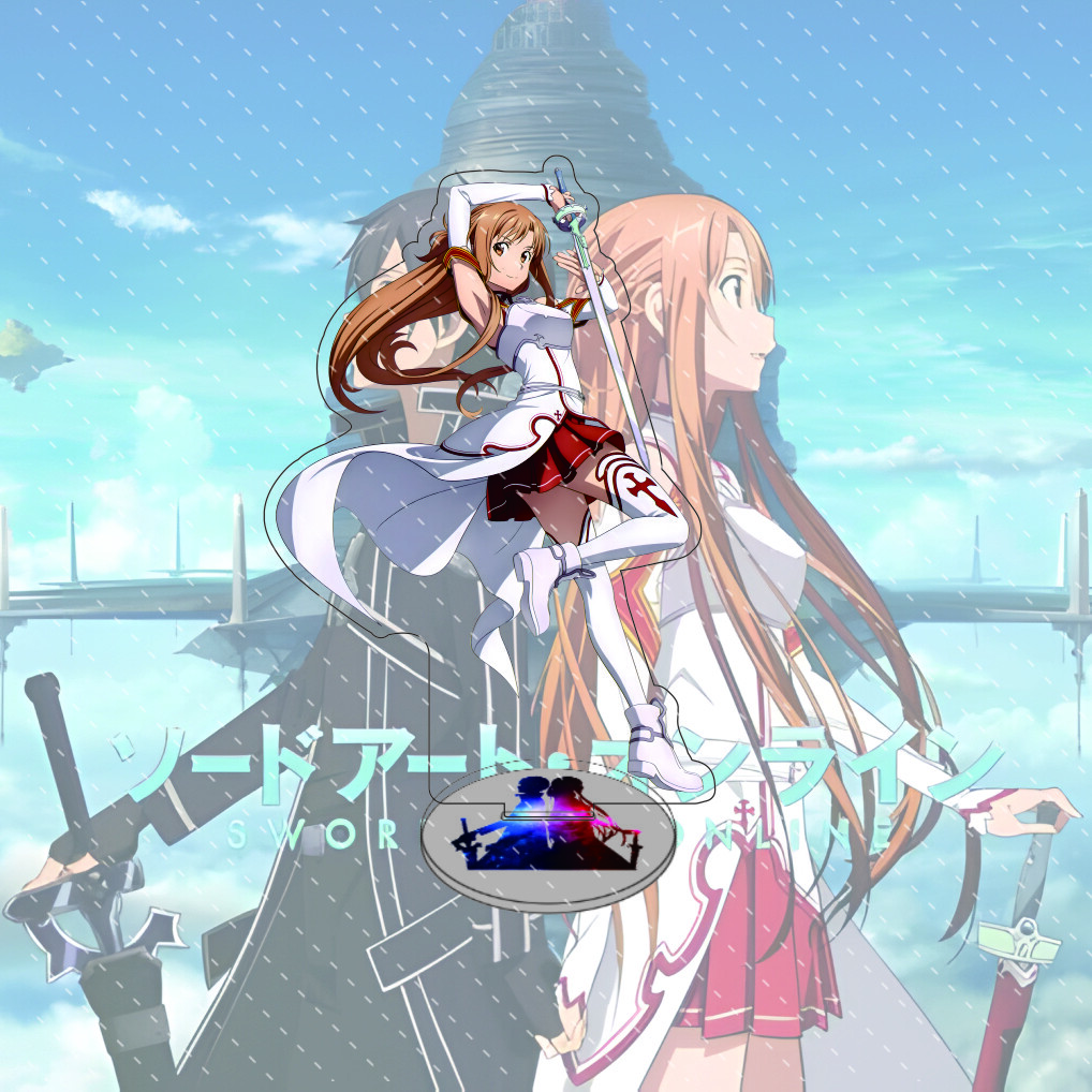 Аниме Sword Art Online 15см Акриловая подставка Модель Фигурка Настольное украшение Коллекция Подарок