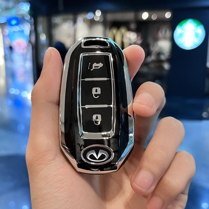 Совместимые чехлы для ключей Infiniti для Q50L, QX50, QX60, QX55, Q70, Q60 - Унисекс Дизайн
