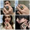 Unique Sardines Finger Ring Gold Silver Fun Rings Fashionable Sardine Can Rings  Women Men