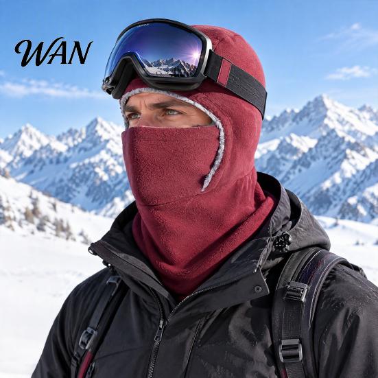 Men Women Face Shield Winter Fleece Cycling Mask, Windproof Ski Mask Balaclava, Cold Weather Balaclava Neck Warmer Hat Hood for Outdoor Sports Cover