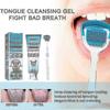 2pcs Eelhoe Tongue Cleaners With Soft Brush Scraper Fight Bad Breath Mild Formula Cleaning