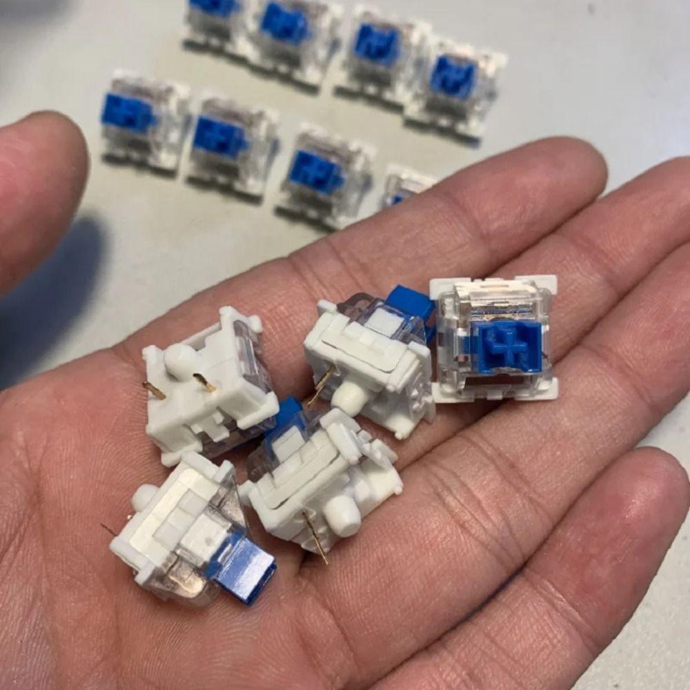 20Pcs Plastic Keyboard Switches Dustproof Keyboard Clicker New Switch Replacement Parts Writing