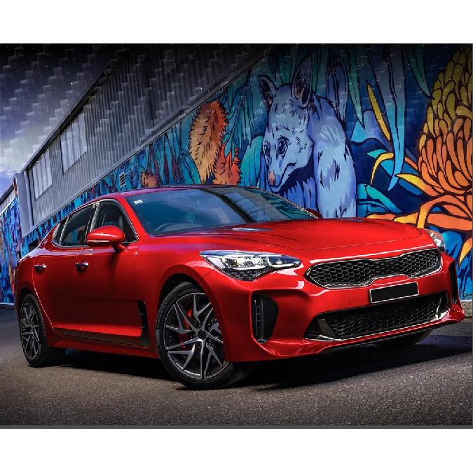 Car Front Door Fender Hole Grille Leaf Plate Air Outlet Decoration Cover Strip For Kia Stinger 2018-2023 Exterior Styling