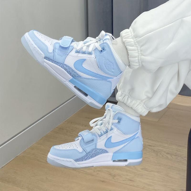 Кроссовки Air Jordan Legacy 312 GS Белый Арктический Синий Детские FV8118-141