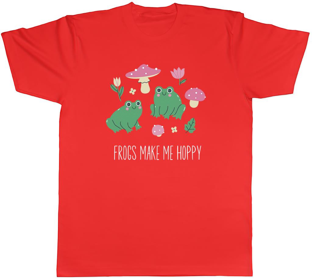 Frogs Make Me Happy Croak Toad Amphibian Lover Unisexs TShirt Tee Gift Top