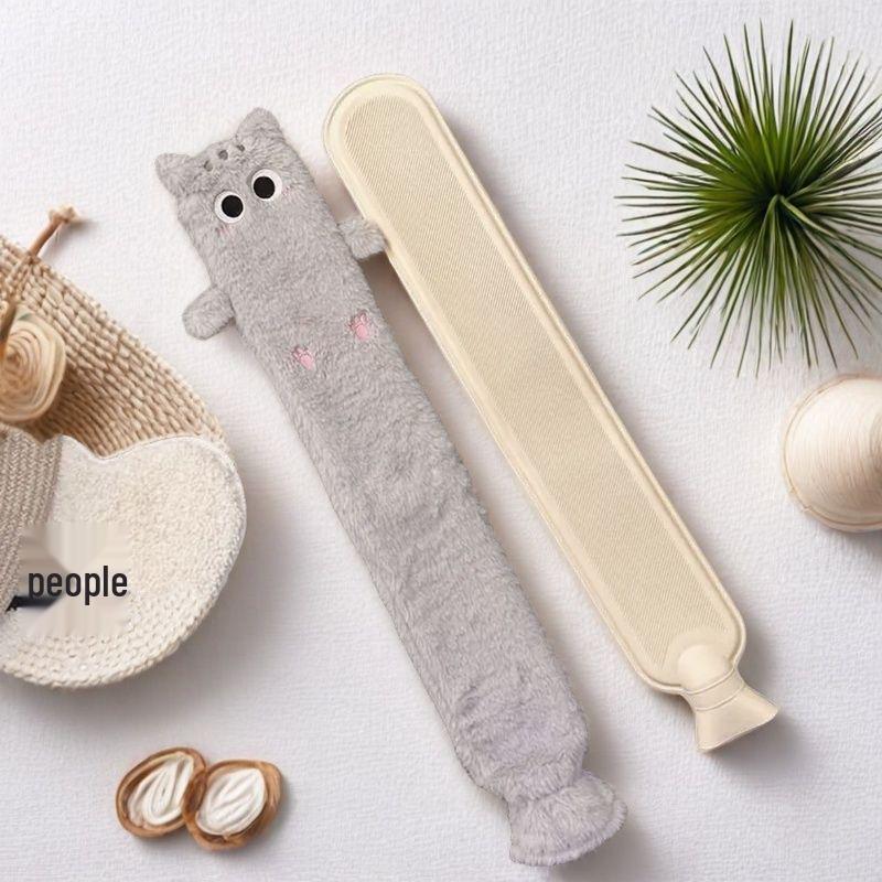 Cartoon Extra-Large Explosion-Proof Hot Water Bottle for Warm Feet, Bed, and Abdomen