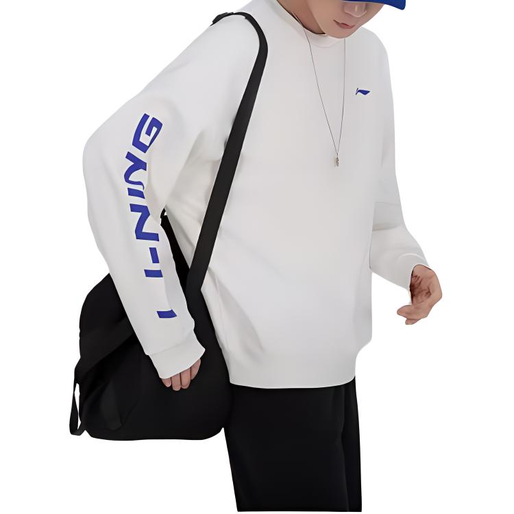 Свитшот унисекс из коллекции спортивной моды Li Ning Белый YWDU373-1