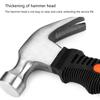 Portable Non-slip Handle Steel Hammer Household Multifunctional Construction Tool Woodworking Hammer Nail Claw Hammer